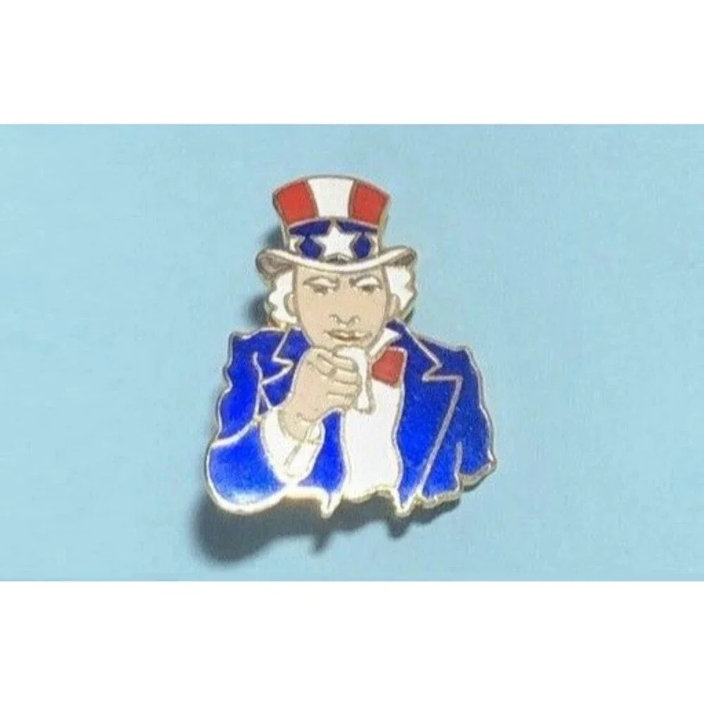 UNCLE SAM Wants You, Time to Vote - Lapel Pin